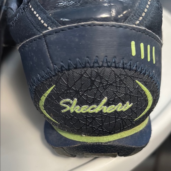 Skechers Shoes - Womens Skechers Blue and Green Athletic Shoes